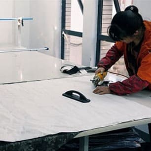 Cutting for outdoor jacket