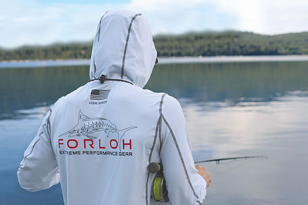 A Forloh jacket with a prominent "Made in the USA" tag visible.